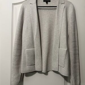 Banana Republic Heather Gray Knit Cardigan